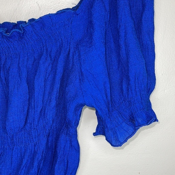 Timing Blue Crop Top Size L - Picture 3 of 6